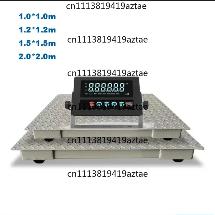 0.6×0.8m 1 Ton High Precision Digital Weighbridge Industrial Electronic Scale Commercial Livestock Weighing Scale