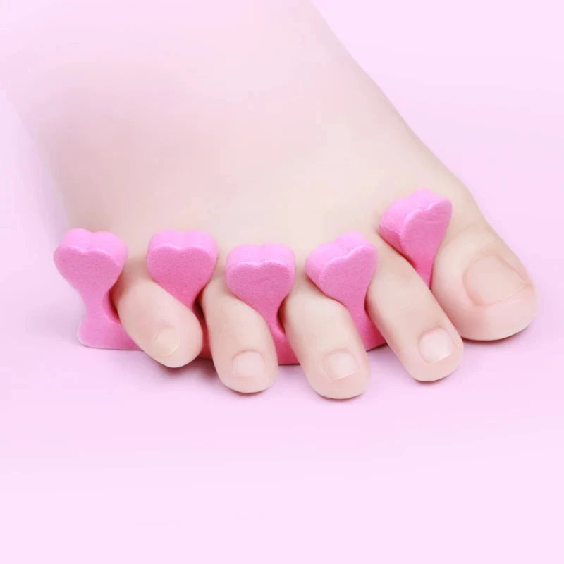 10/50/100pcs Nail Art Toe Separators Fingers Foots Sponge Soft UV Gel Polish Beauty Tools Manicure Pedicure Pack Nail Kits