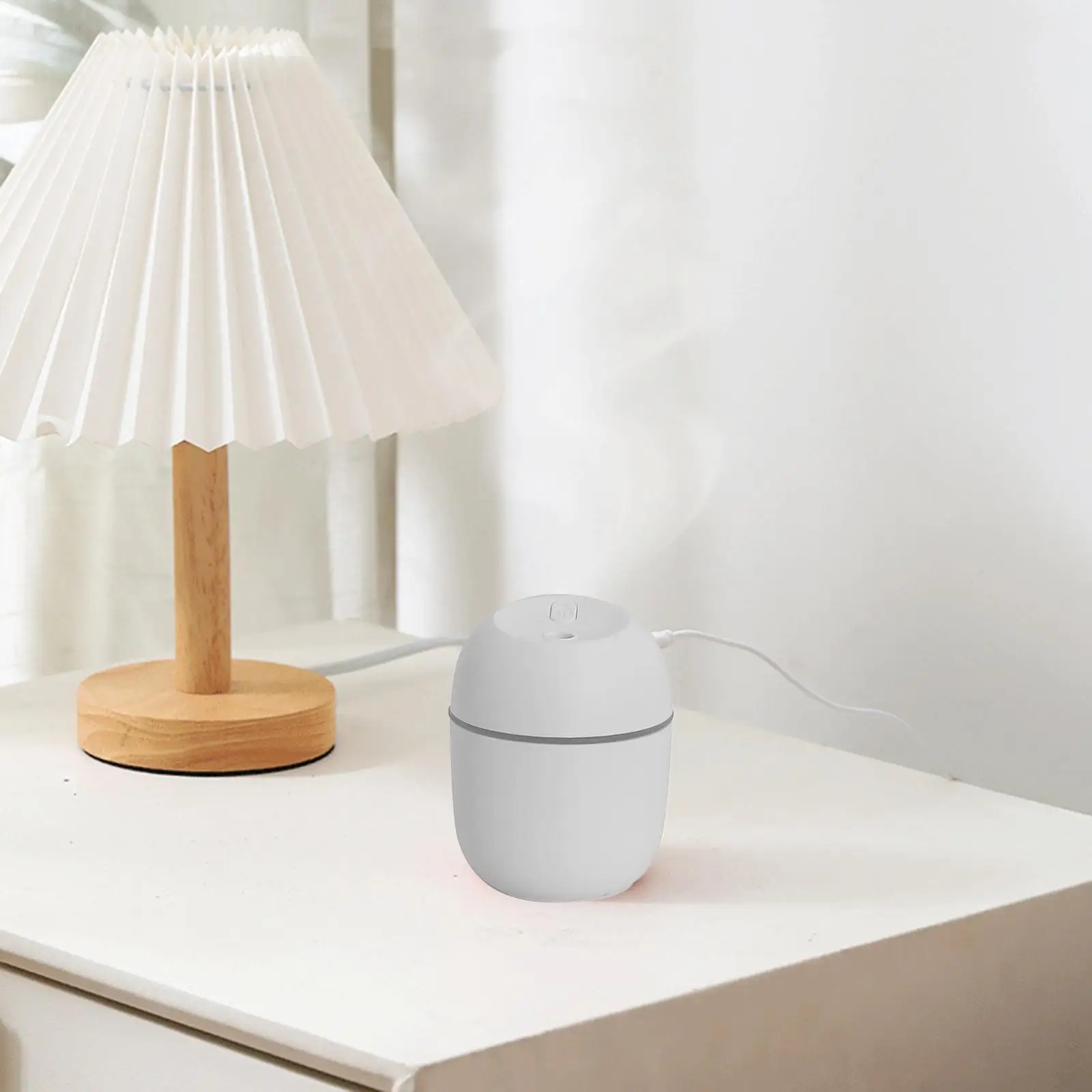 Multifunctional Air Humidifier with Sleep Lamp Adjustable Spray Mini USB Diffuser Purifier for Hotel Home Office