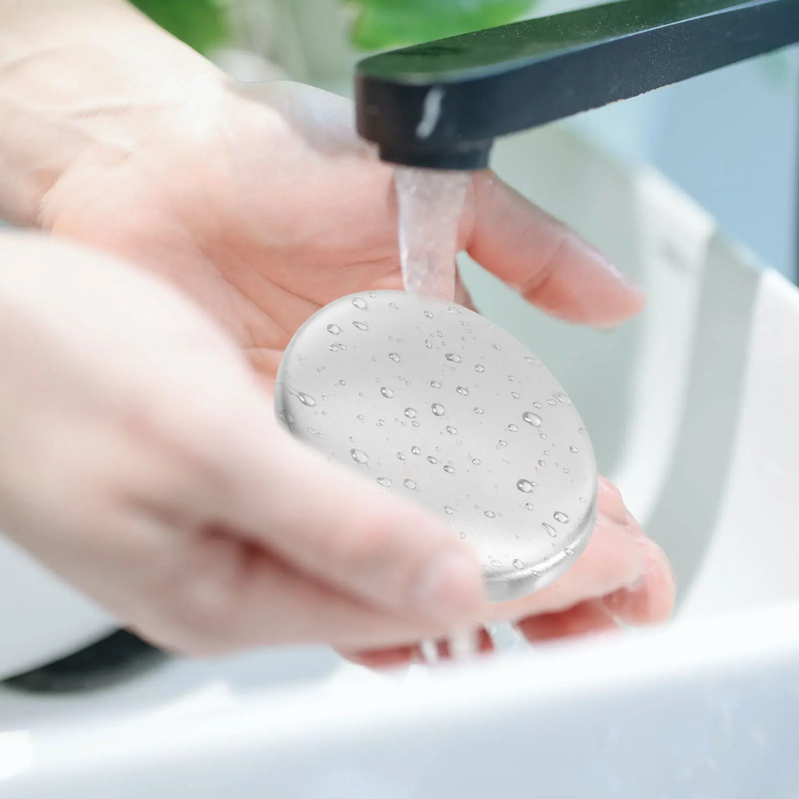 2 قطعة الفولاذ المقاوم للصدأ رائحة امتصاص الصابون بار المطبخ المعادن الصابون مزيل رائحة السمك للطهي استخدام مزيل رائحة الأسماك #5