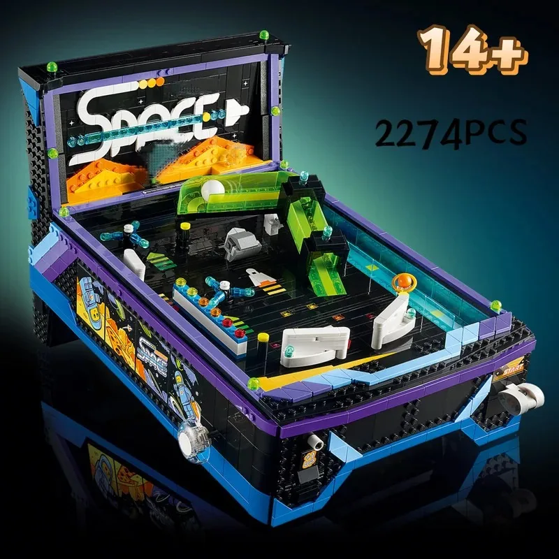 NEW Retro Decoration Classic Arcade Style Display Model 2274pcs Building Blocks Bricks Assembled Model Birthday Party Gifts