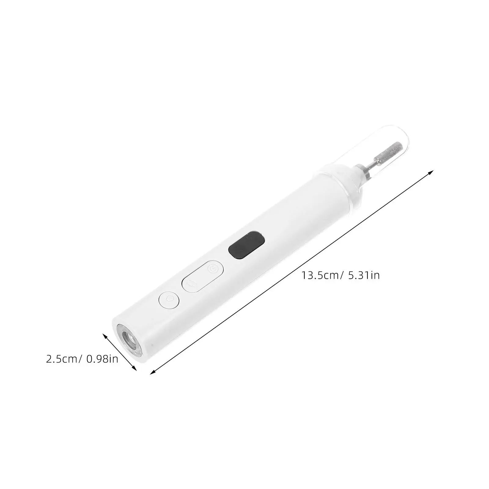Trapano Elettrico per Unghie 2-in-1 con Lampada Portatile, Design a Penna per Asciugatura Rapida e Lima, Senza Fili, Leggero, per Manicure