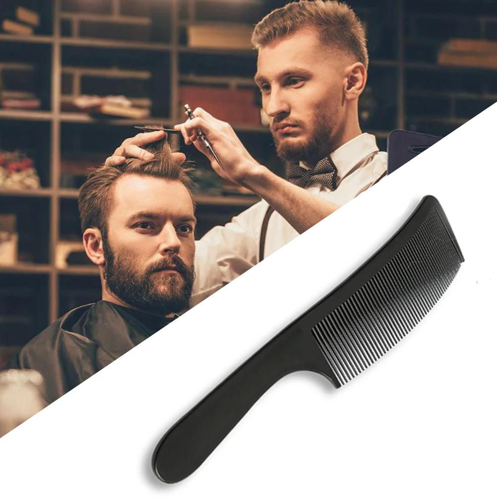 Curved Barber Clipper Comb Flat Top Hair Cutting Comb Professional Salon Curved Barber Clipper Comb Flat Top Hair Cutting Comb