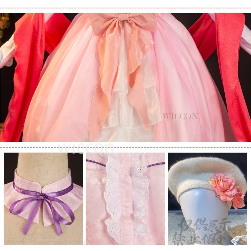 อะนิเมะ Saekano: วิธีเพิ่มแฟนที่น่าเบื่อคอสเพลย์ Kato Megumi เครื่องแต่งกายชุดสีชมพู Lolita ชุดวิกผมสําหรับสาวที่กําหนดเอง