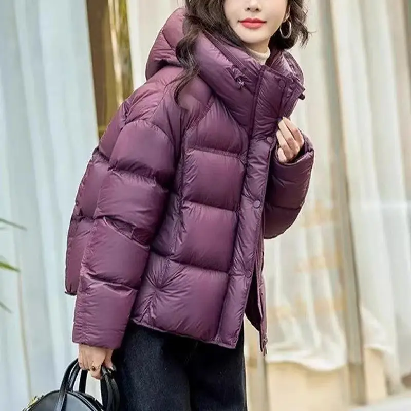 

Fashion Women Down Jacket Winter Warm Coat Thick Parkas Long Sleeve Parkas Female Street Hoodies Woman's Cotton-padded Jacket