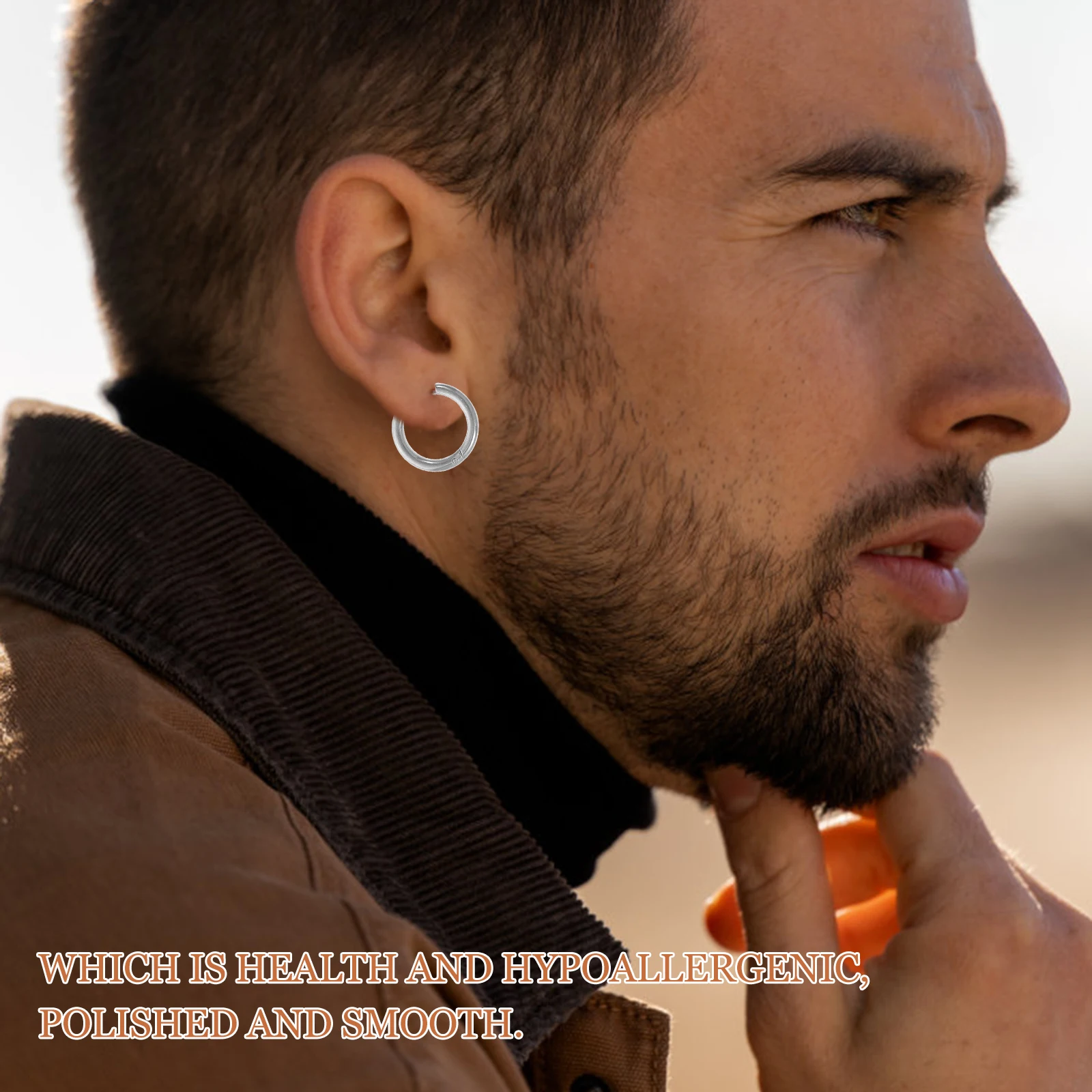 

10Pcs Cartilage Earrings Stainless Steel Hoop Earrings Small Lightweight Hoops for Women Men Daily Party Wear Cartilage Earring