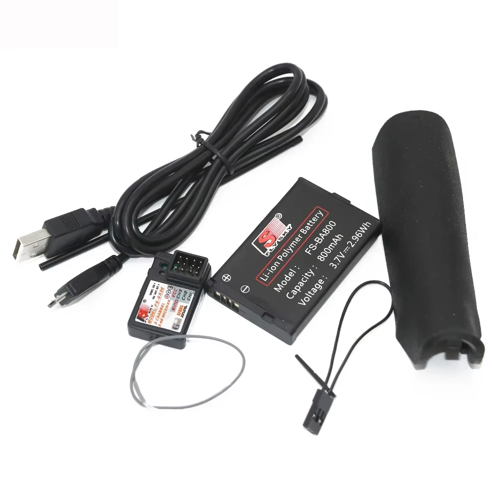 Flysky FS-GT2B GT2B 2.4G 3CH Gun Transmitter وجهاز استقبال GR3E لشاحنة RC Car Boat Buggy - أجزاء التحكم عن بعد