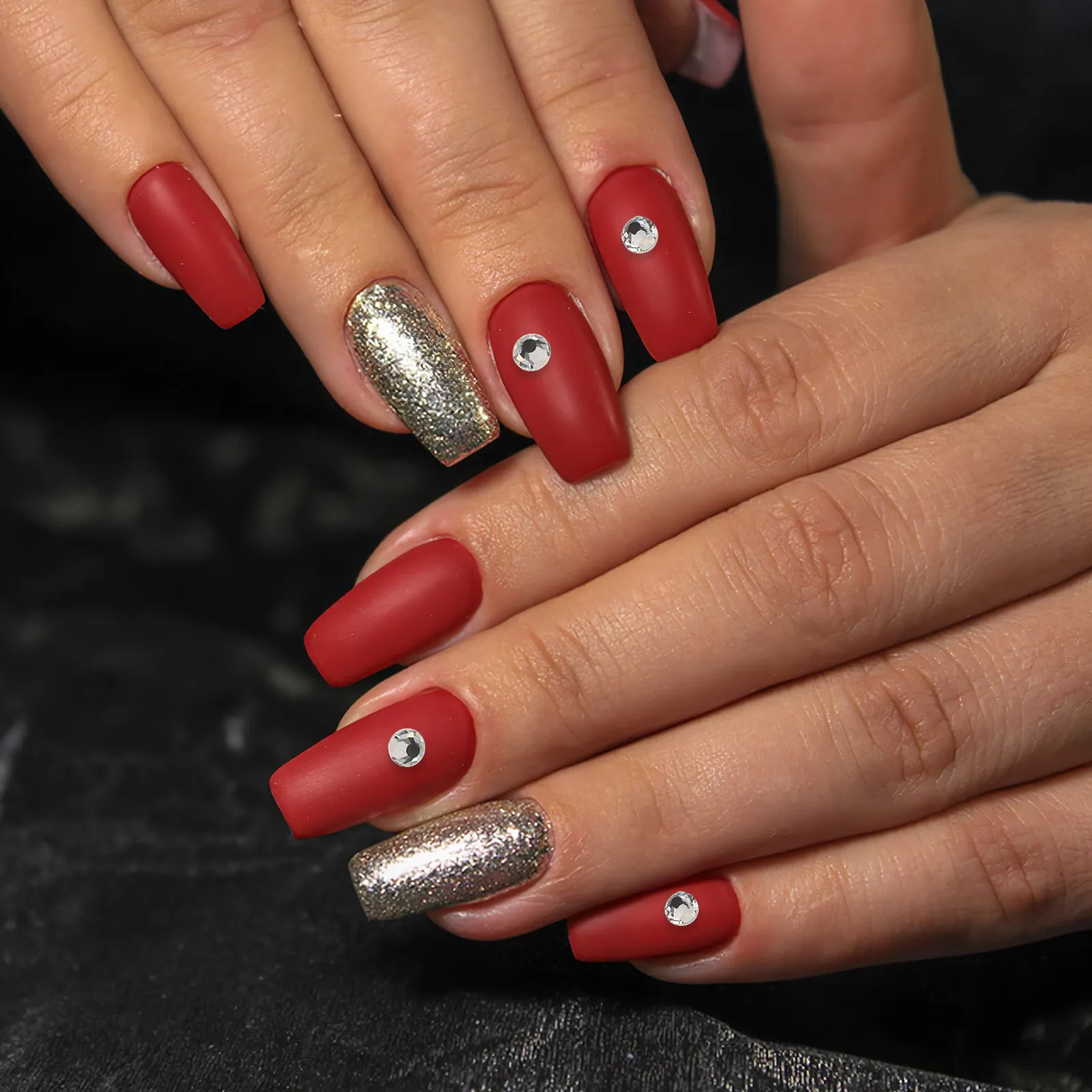 1Set Exquisite Rhinestone Nail Art Decors Bright Colorful Delicate DIY Manicure Accessories for Nail Salon Artists Gift