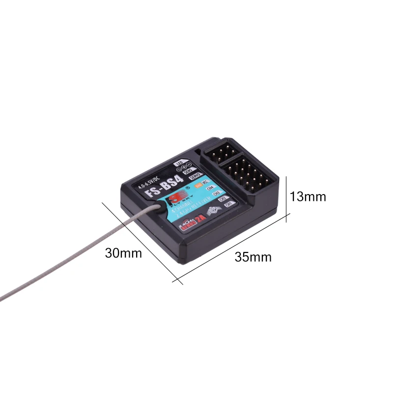 Flysky FS-BS4 2.4G 4CH Receiver with Gyro Stabilization System for Flysky FS-IT4S FS-GT5 Remote Control