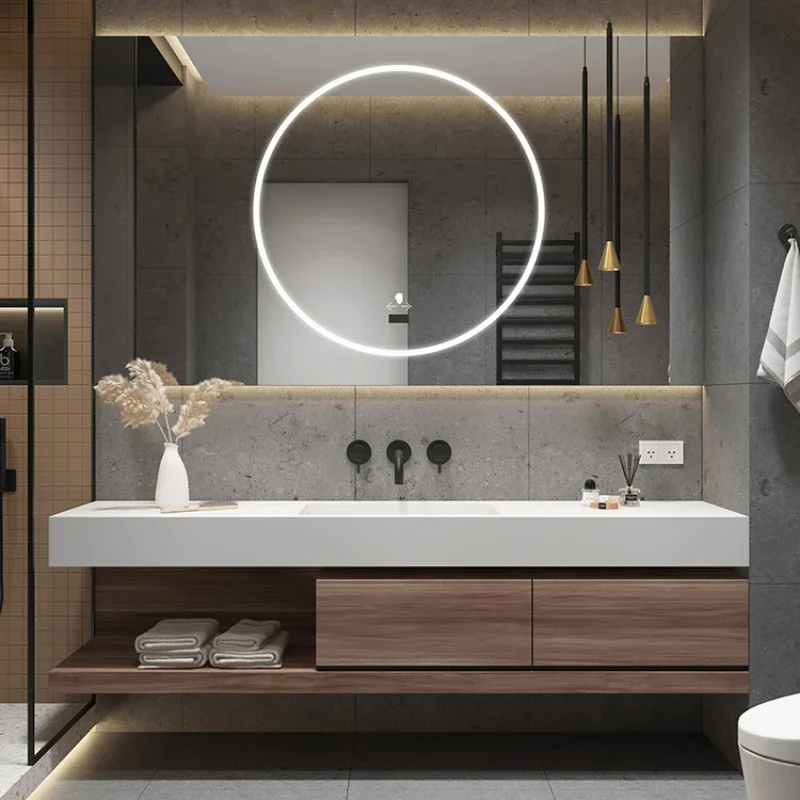 

Mirror Storage Bathroom Cabinet Organizer Modern Tall Drawers Cabinet Display Vanity Armoire Salle De Bain Home Furniture