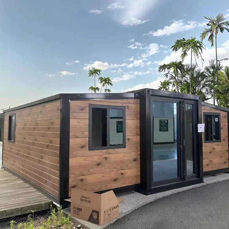 Customized Prefabricated Container House Expandable Modular Tiny Home Mobile Living Cabin Office Medical Clinic Construction Off