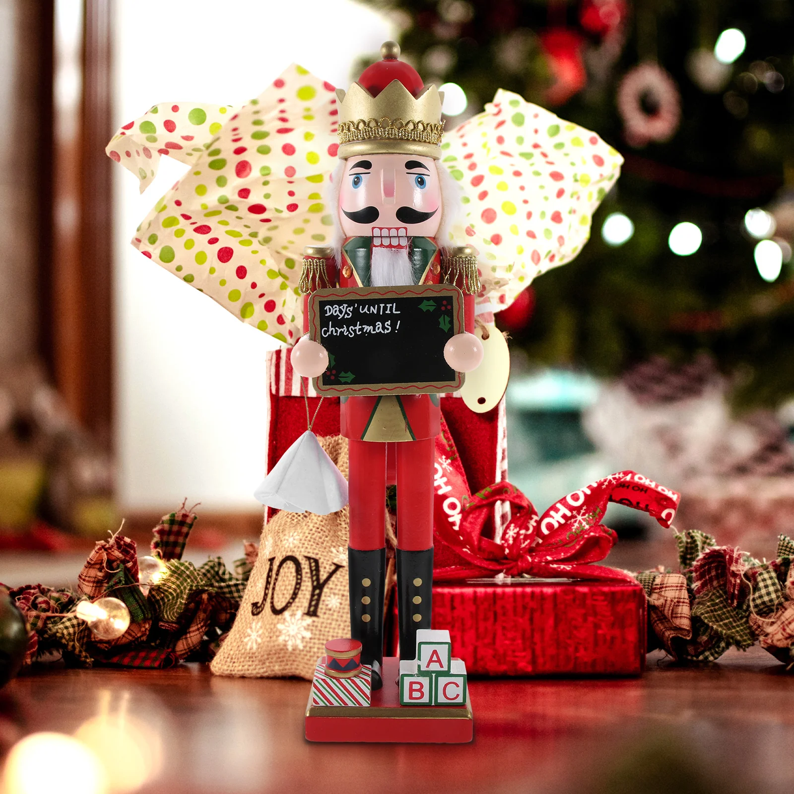 Christmas Nutcracker Xmas Party Favor Decorations Number Wood Desktop Figurines Traditional Ornaments Giant 150cm 180cm