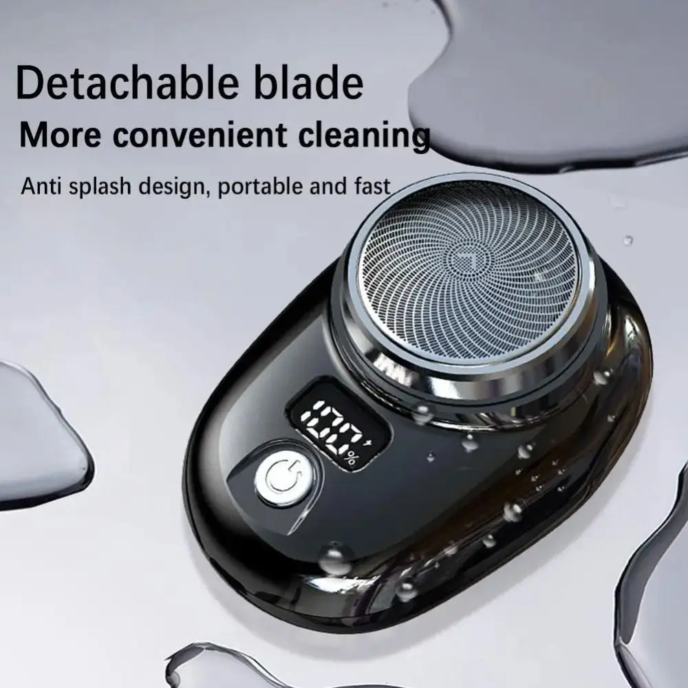 Cordless Mini Electric Shaver Waterproof LED digital display Electric Beard Shaver Portable Lightweight Men Electric Shaver