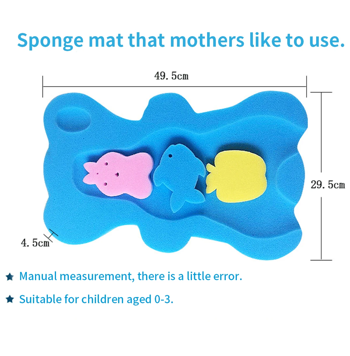 Almohadilla para bañera de Baby Shower, soporte para bañeras infantiles, cojín de esponja antideslizante, seguridad para recién nacidos, soporte