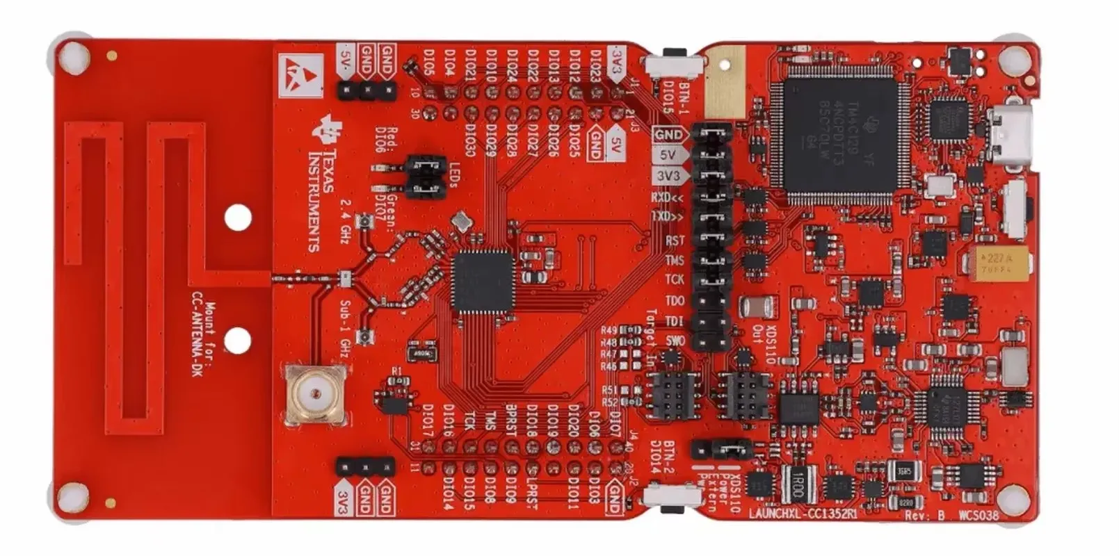 Spot LAUNCHXL-CC1352R1 CC1352R Wireless MCU LaunchPad Development Kit