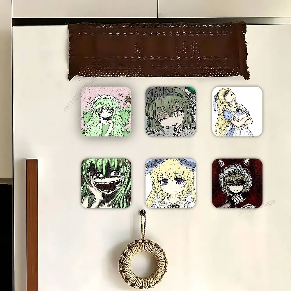 

Hot Game Black S-Souls Square Decorative Fridge Magnets for Home Kitchen Office Whiteboard & Locker