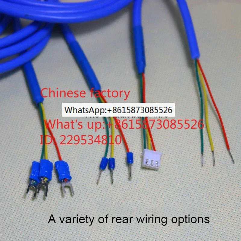 DS18B20 digital signal temperature sensor waterproof probe high temperature silicone shielding line 6*100mm