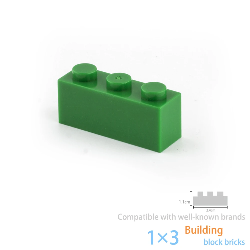 MOC 3622 High-Tech อุปกรณ์เสริม 1x3 Bicks อิฐปกติ 20PCS Building Blocks ของเล่นเพื่อการศึกษาของขวัญการวิเคราะห์ของเล่น