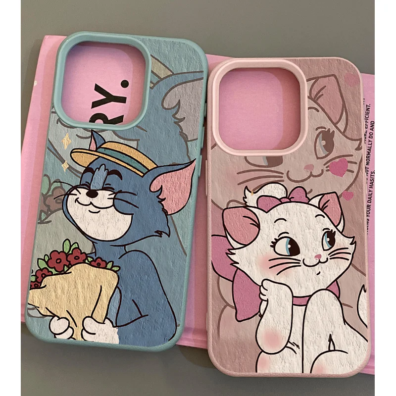 Мягкий чехол для телефона с рисунком Том для iPhone 16 15 14 13 12 11 Pro Max 16 15 8 7 X XS 8 7 Plus 16 15 14 Pro Силиконовые противоударные чехлы