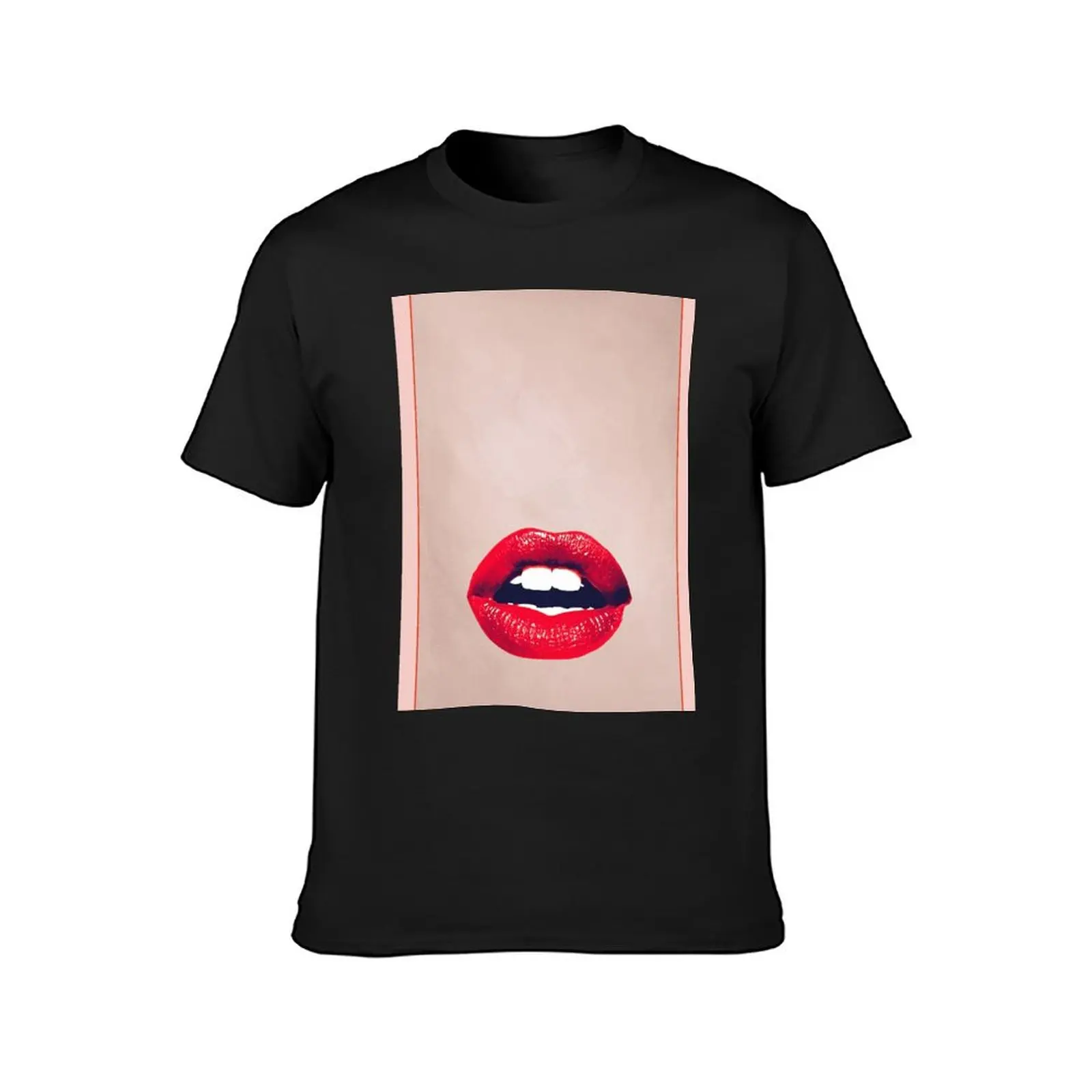 LIPS T-Shirt cute tops plain heavyweights men t shirts