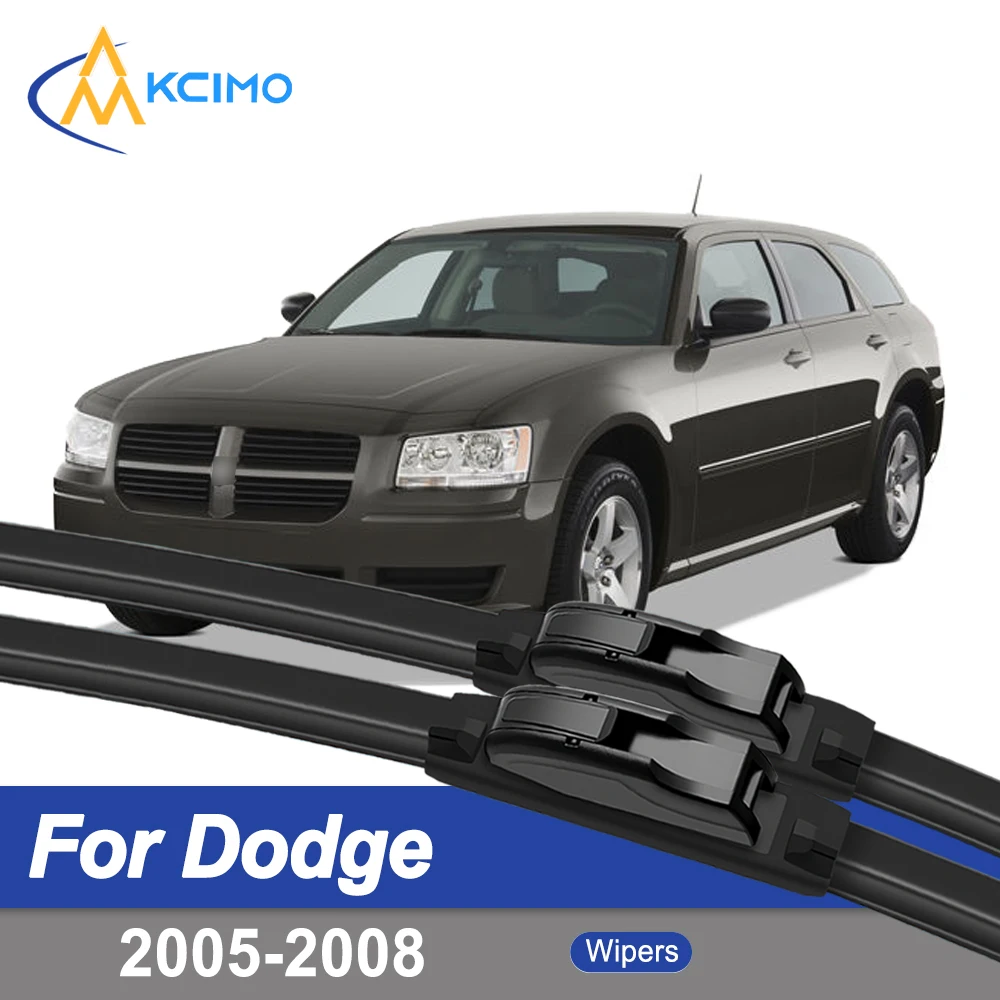 

Premium Rubber Durable Silent Windshield Wiper Blades 2pcs for Dodge Magnum 2005-2008 Chrysler LX Platform