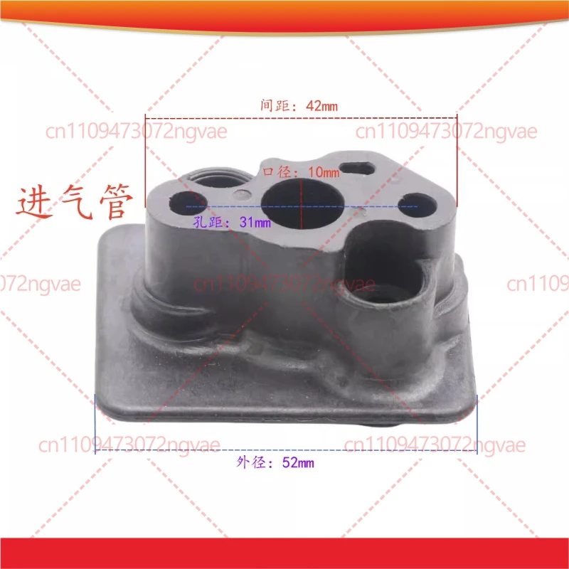 P230S Carburetor insulator for ECHO SHINDAIWA P230S AH230S AH230D trimmer rubber boot holder carb adpter air intake manifold