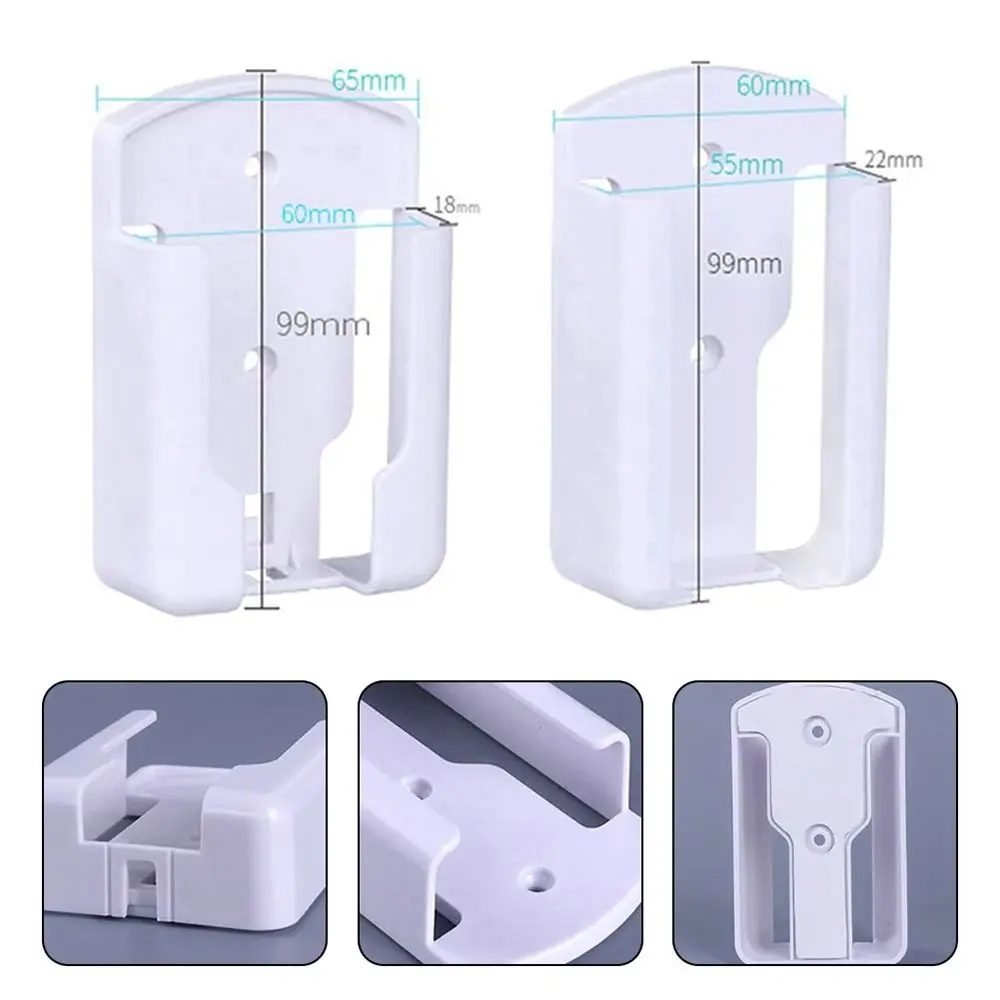 1Pcs Wall Shelf Remote Controller Bracket Air Conditioner TV Holeless Installation Wall Mount Holder Universal Phone Charging