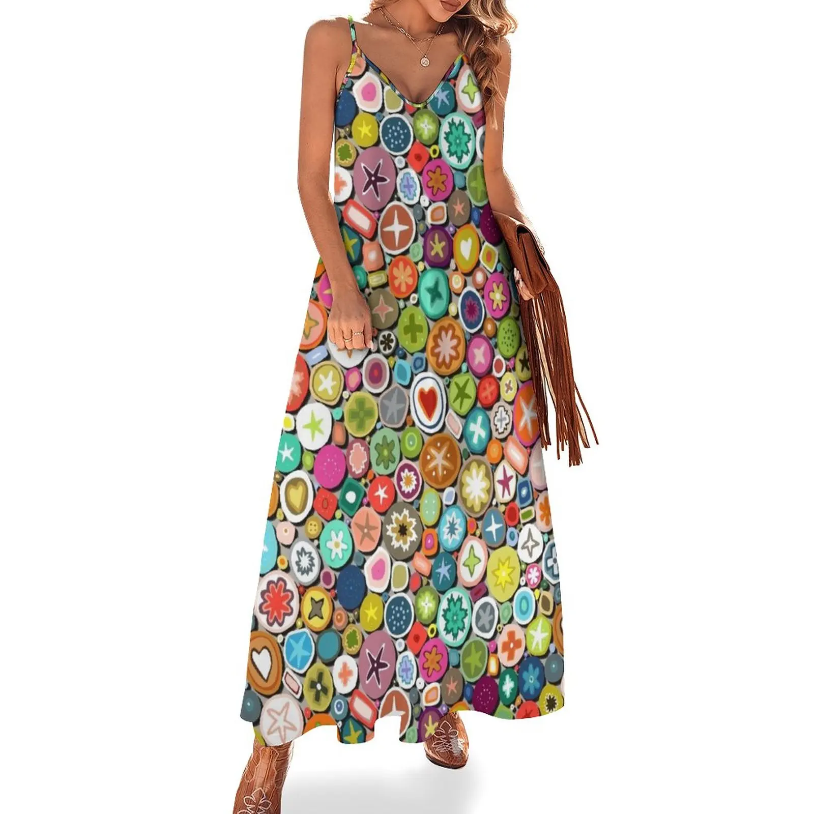 

millefiori Sleeveless Dress clothes luxury dresses Women's dress