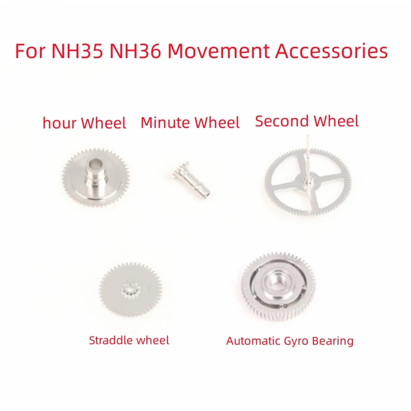 

Watch Movement Second Wheel Minute Wheel Hour Wheel Center Wheel Gear For NH35 NH36 Movement Repair Parts