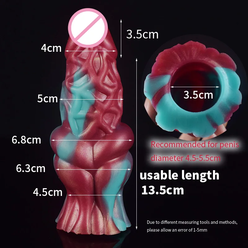 FAAK Soft Silicone Penis Sleeve Cock Extender Enlargement Strechable Dildo Sheath Mixed Color Sex Toys For Men Male masturbator