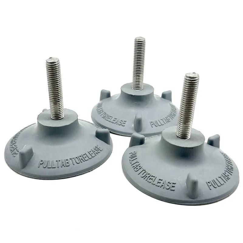 Rubber Anti Slip Foot Covers Replacement Pads with Stainless Steel Thread for Shower Chair Commode Chair