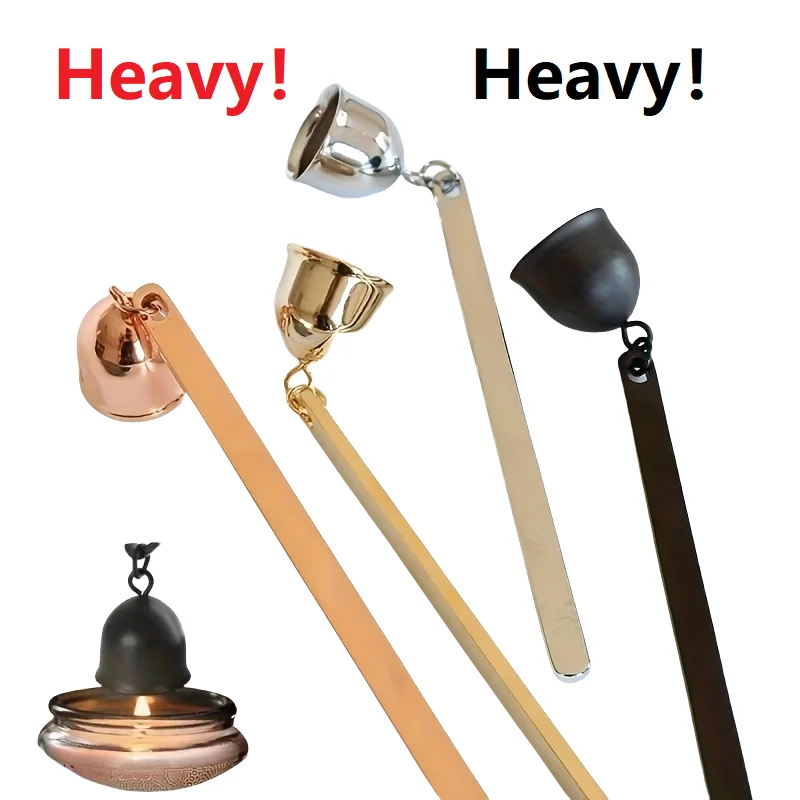Stainless Steel Candle Snuffer Set with Long Handle, for Candle Enthusiasts, Gift