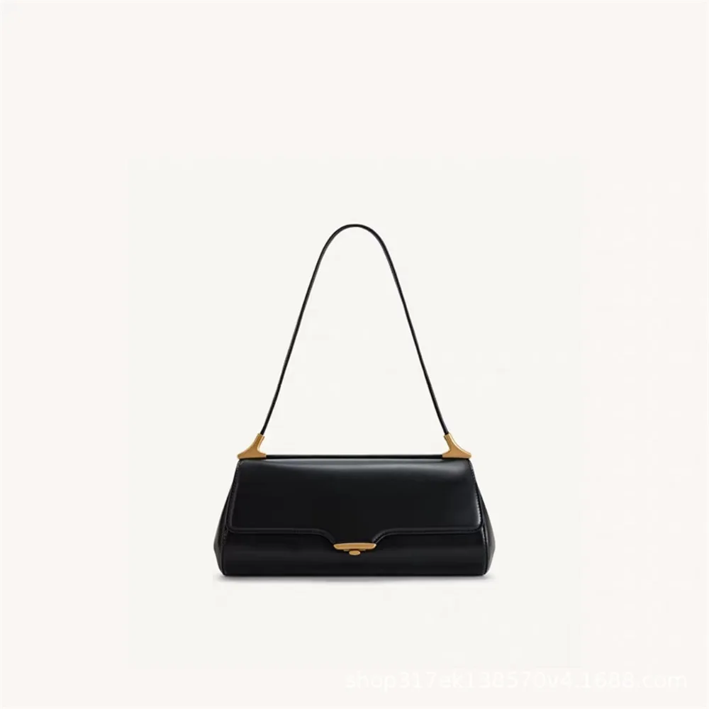 JW PEI Große Kapazität Einzel-Schultertasche 2026 Neuer Stil Damenhandtasche Bagel-Tasche Schwarz Vintage Business-Tasche für Frauen