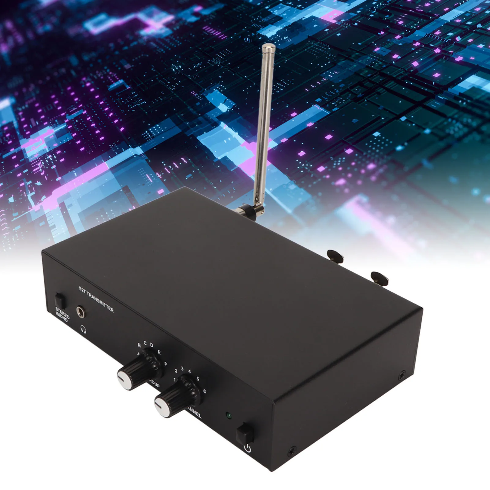 

Professional UHF Stereo Wireless Monitor System 670-680MHz Wireless IEM System Transmitter