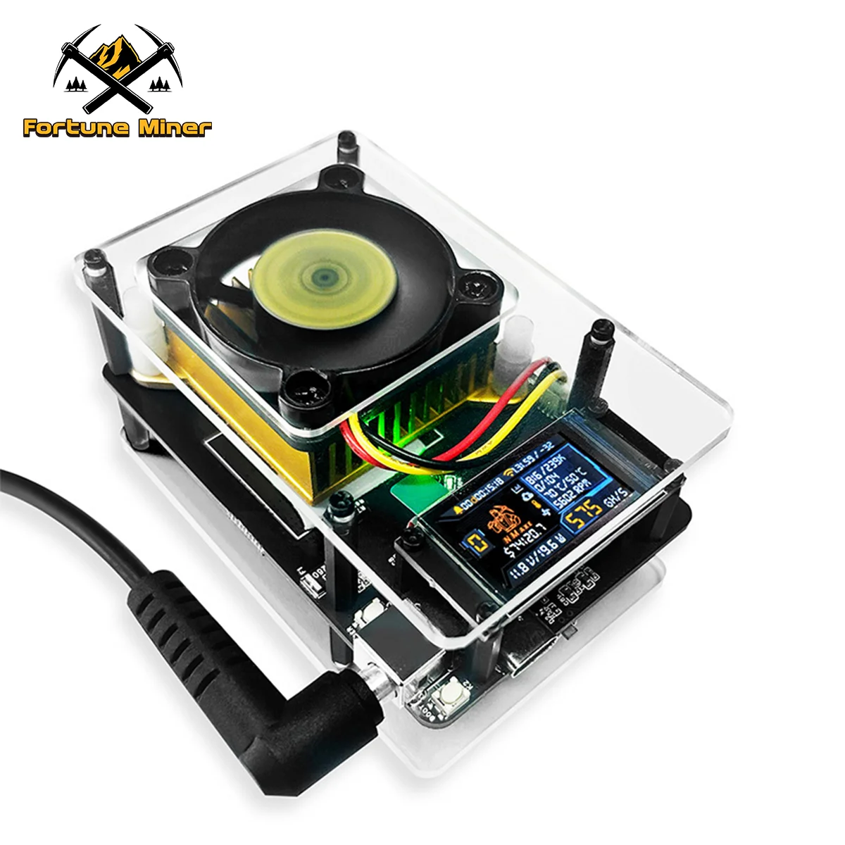 NMAxe Bitaxe Miners Solo Lucky Miner BM1366 ASIC Chip 500GH/s Open source Bitcoin Miner Loterij Miner Machine Thuisgebruik BTC BCH