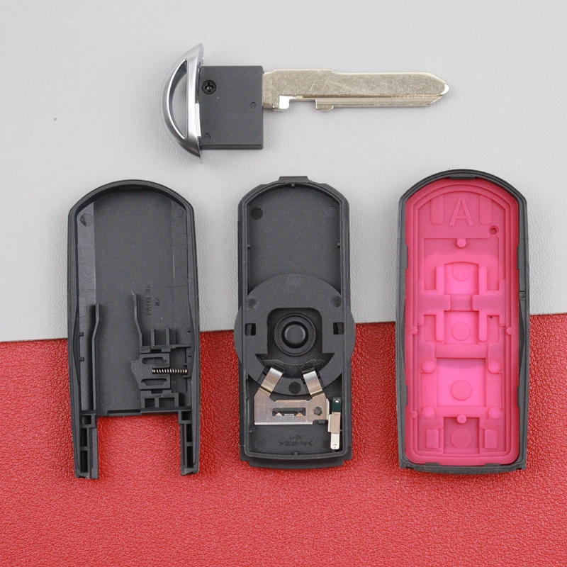 For Mazda 3 5 6 Summit Axela Atenza M3 M6 CX5 CX7 CX9 CX-5 CX-7 CX-9 MX-5 Miata RX-8 X-5 2/3/4 Botton Car Key Case Fob Shell