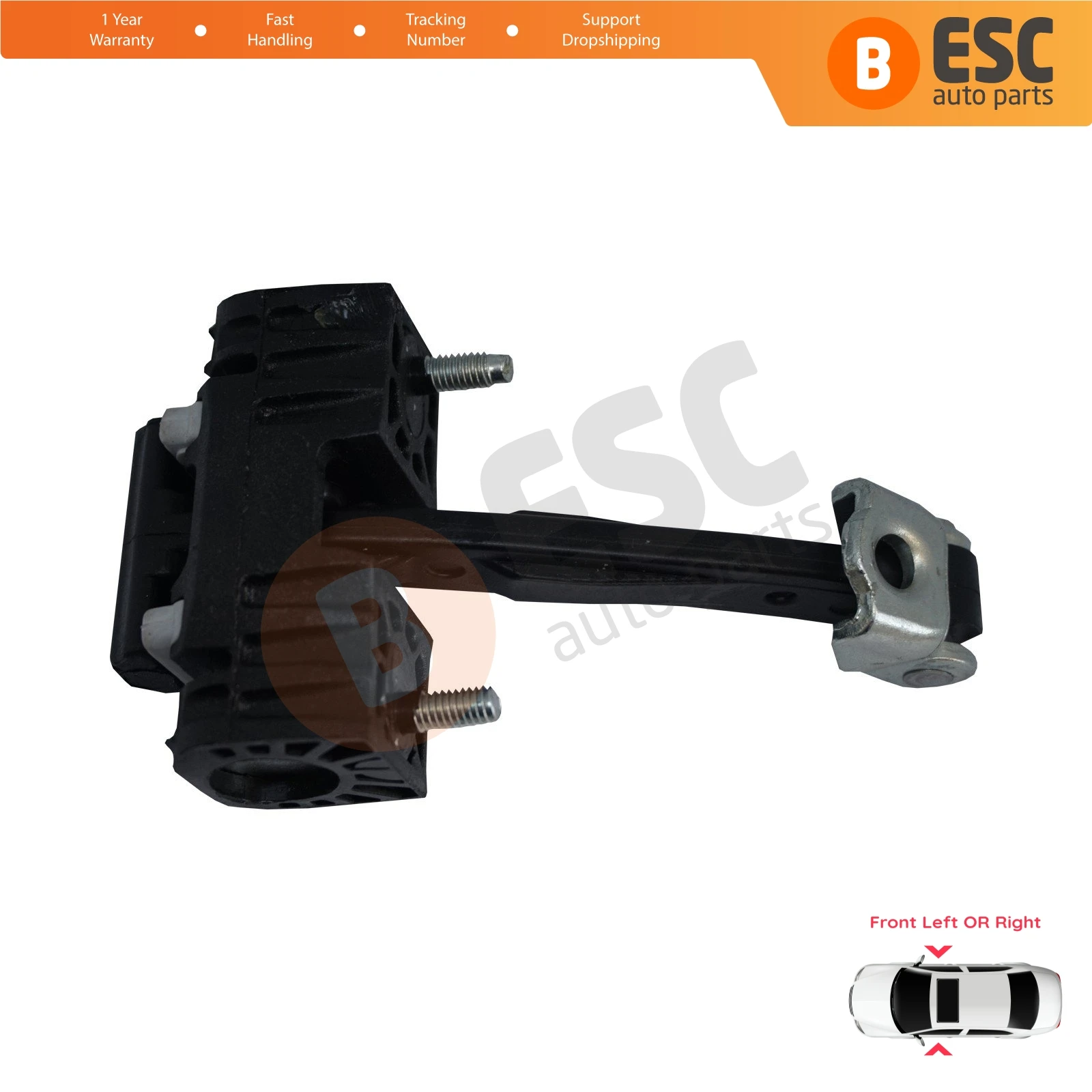 

EDP759 Front Left OR Right Door Catch Hinge Brake Stop Check Strap Limiter 9181J0 for Peugeot 407 6E 6D 2004-2011 Saloon SW