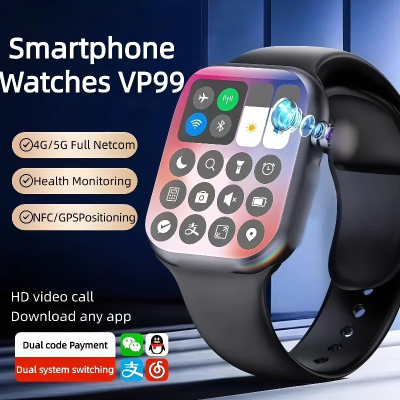 

CD20 Smartwatch 4G Android 10.0 2.29inch Amoled Rotary Camera Video Call GPS WIFI App Download Smart Watch Men