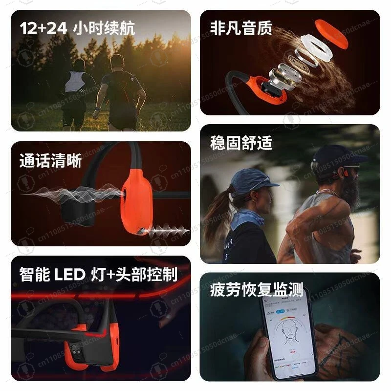 Sports Bone Conduction Headset Outdoor Open Running Bluetooth Headset