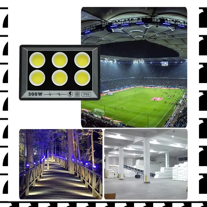 

A44U LED Floodlight 300W 220V Spotlight IP65 Waterproof Lamp Led Outdoor Flood Light Garden Street Lamp