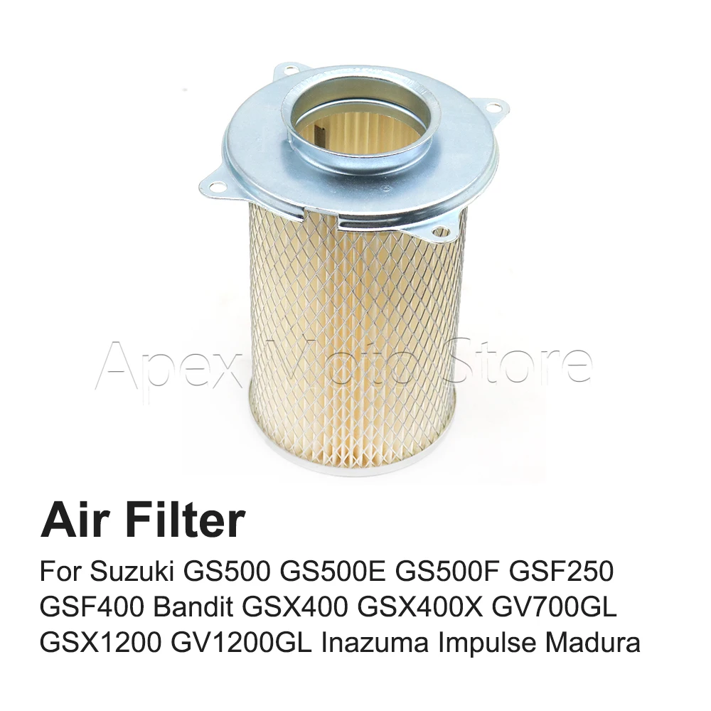 

Motorcycle Air Filter For Suzuki GS 500 500E GS500 GS500E GS500F GSF250 GSF400 Bandit GSX400 GSX400X GV700GL GSX1200 GV1200GL