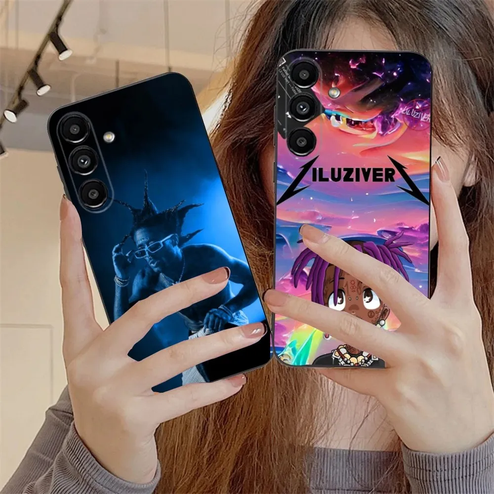 Rapper L-Lil U-Uzi V-Vert   Phone Case For Samsung S24,S21,S22,S23,S30,Ultra,S20,Plus,Fe,Lite,Note,10,9,5G Black Soft Cover