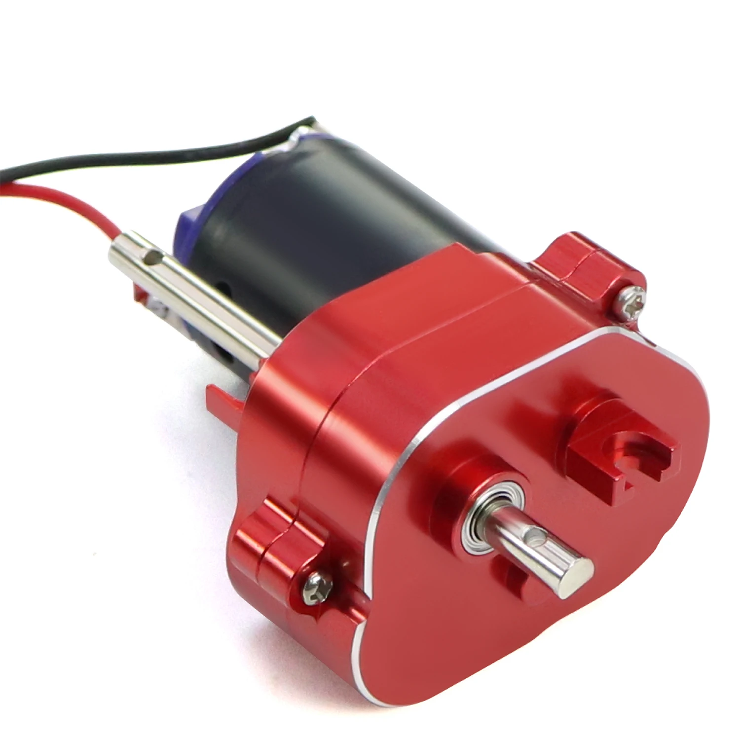 MN82 Metal Transmission Metal Gearbox with 370 Brushed Motor for 1/12 RC Crawler Car MN78 MN82s MN168 MN99S LC79 Upgrade Parts