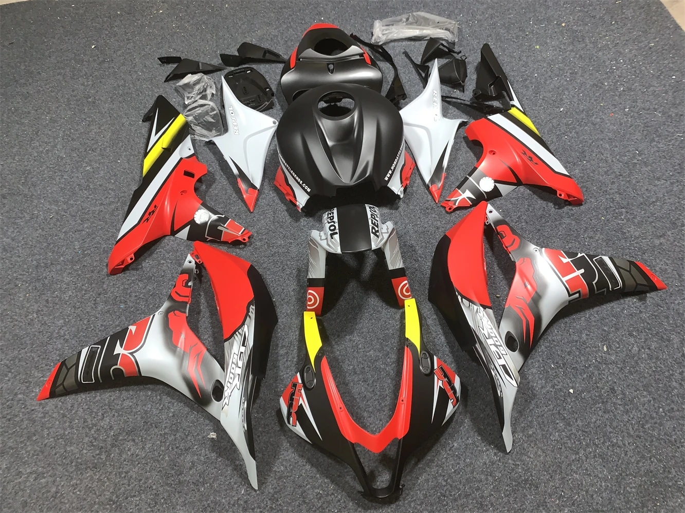 Motorcycle Fairing Kit Suitable for CBR600RR 07-08 CBR600 F5 2007 2008 Fairing Red bull