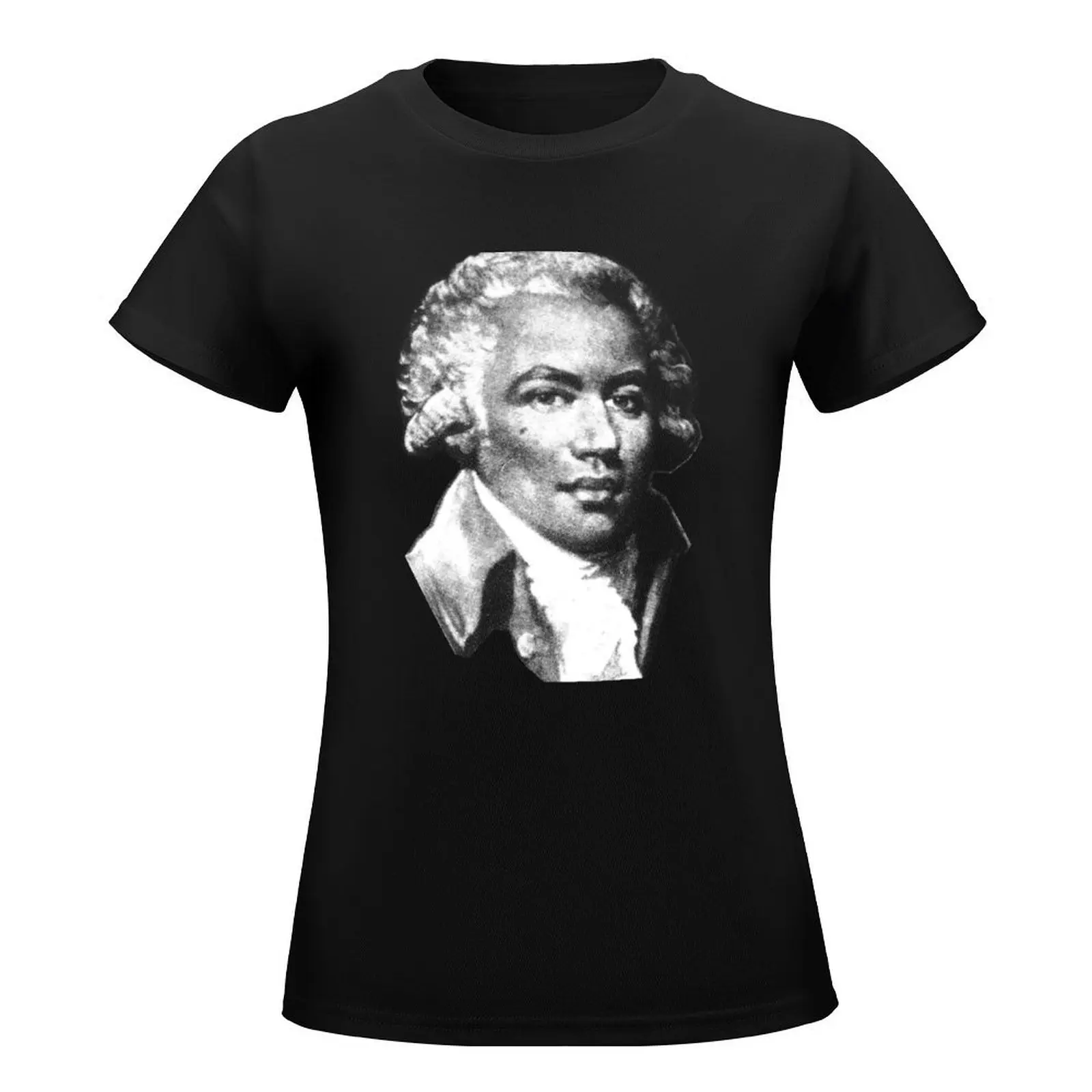 Chevalier de Saint-Georges - the First Black Composer T-Shirt tees Blouse female t shirt Women