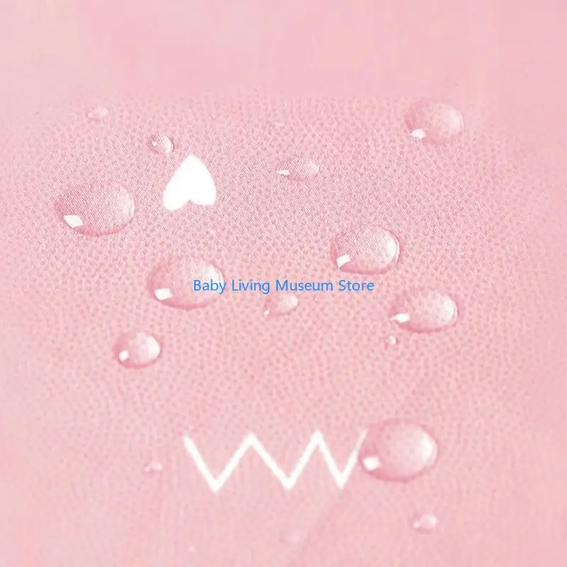 

P31C Waterproof Saliva Towel Burp Apron Feeding Highchair Bib Coverall with Table Cloth Cover Baby Dining Chair Gown