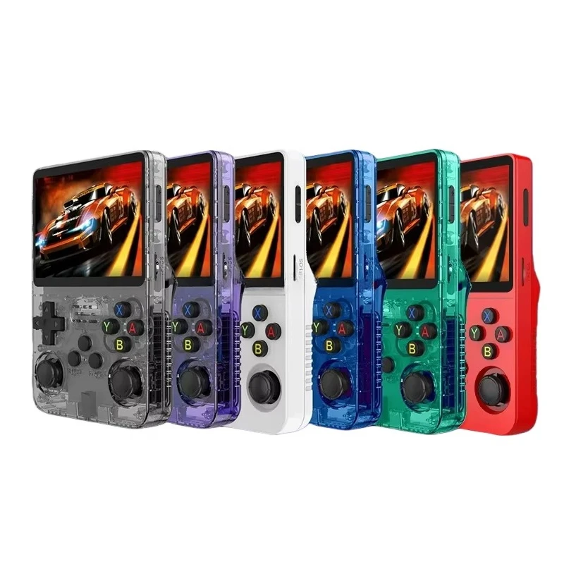

Портативная игровая консоль R36HD с 3,5-дюймовым HD IPS-экраном, беспроводная, большая, ретро-классическая, с более чем 15000 играми и 64 ГБ памяти