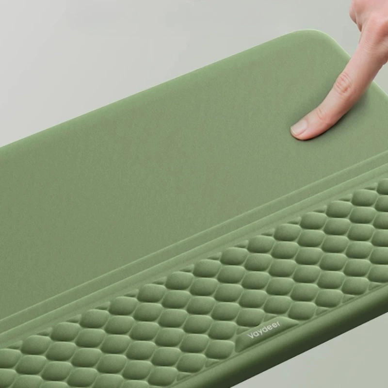 Подставка для запястья из пены с эффектом памяти 2-в-1, эргономичная клавиатура «все в одном», офисная поддержка ладоней с гелевой подушкой для комфорта набора текста