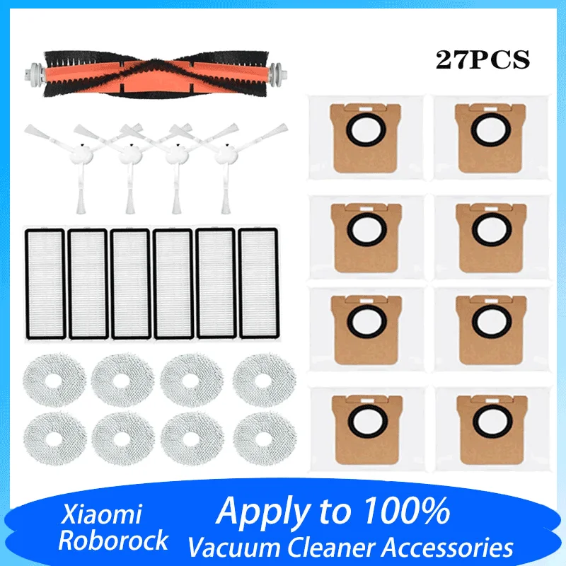 For Xiaomi Robot Vacuum X10+ X10 Plus B101GL Spare Parts Accessories Main Side Brush Hepa Filter Dust Bag Rag Mop Stand Dust Box