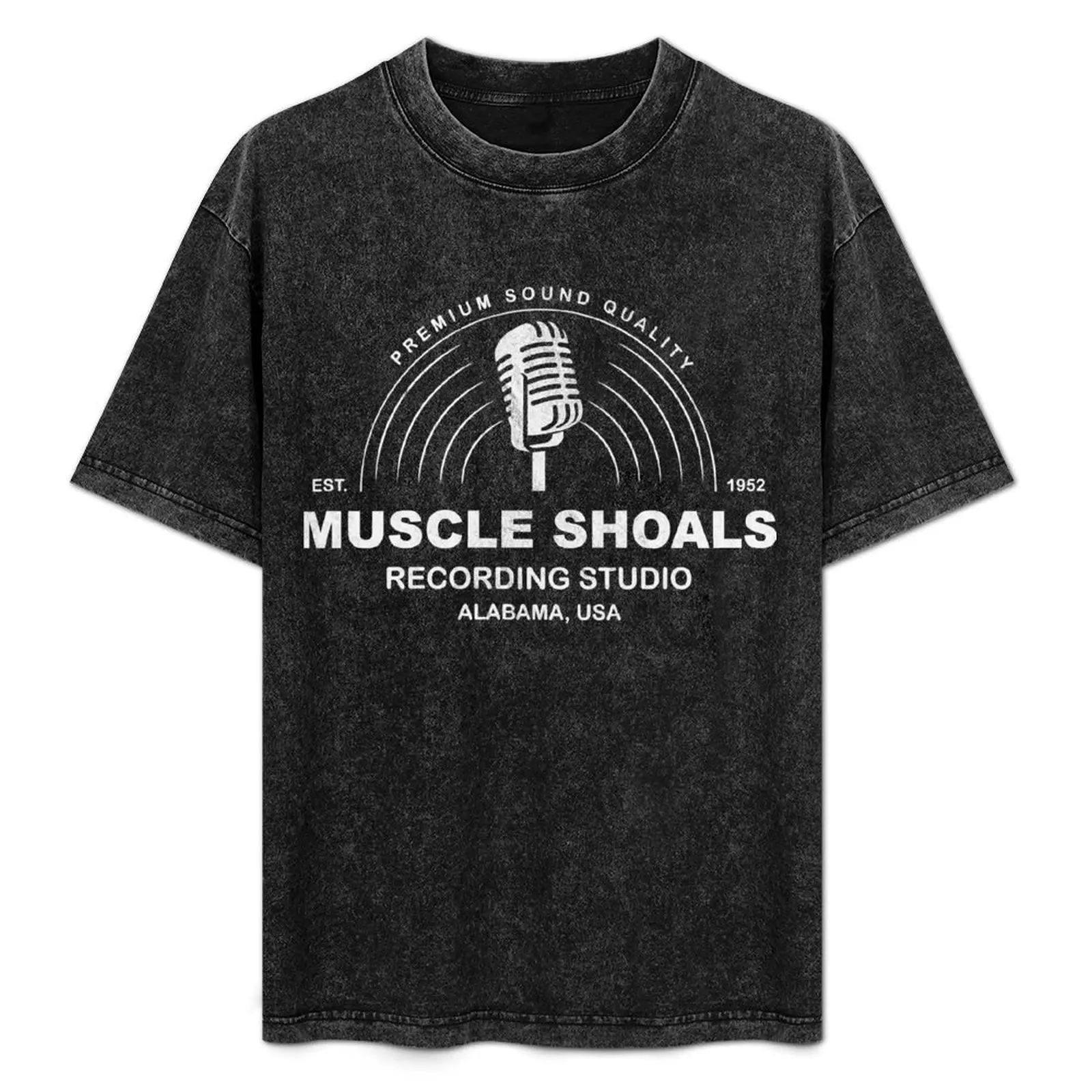 

Muscle Shoals Recording Studio Distressed T-Shirt boys whites vintage graphic tee graphic t shirt vintage mens graphic t-shirts